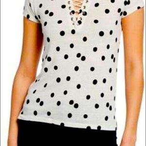 Generation Love Hugo Polka Dot Top